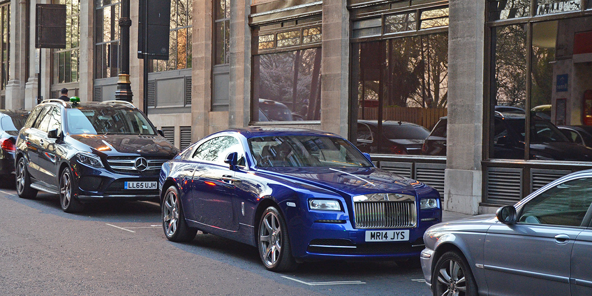 The world's finest cars clog up London's streets