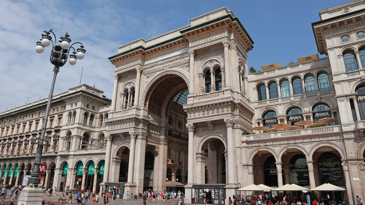 Milan's infamous shopping mall
