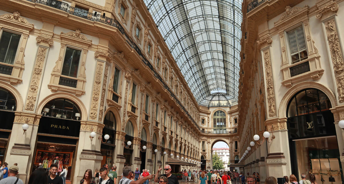 Milan's shopping centre