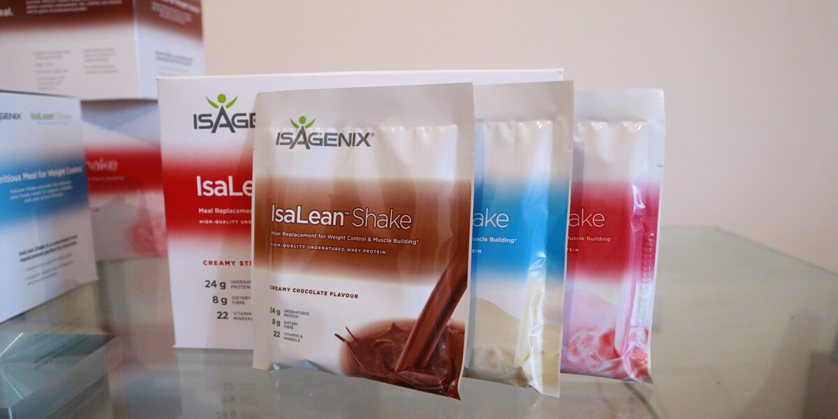 Isagenix IsaLean meal replacement shakes
