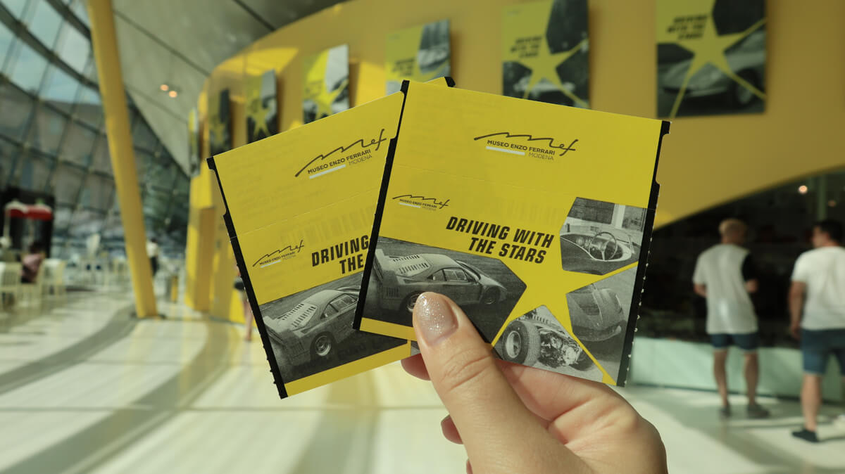 Tickets to the Enzo Ferrari Museum