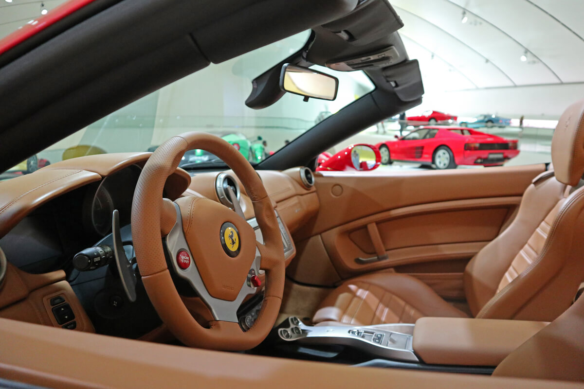 Modern Ferrari interior