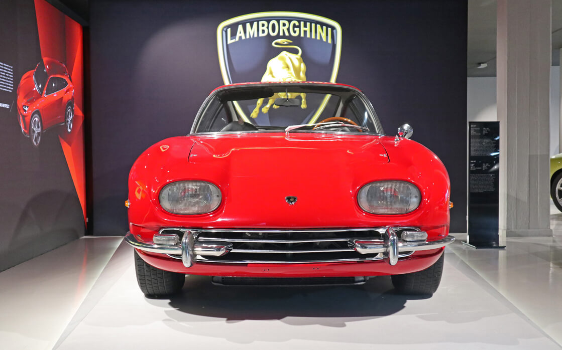Classic red Lamborghini