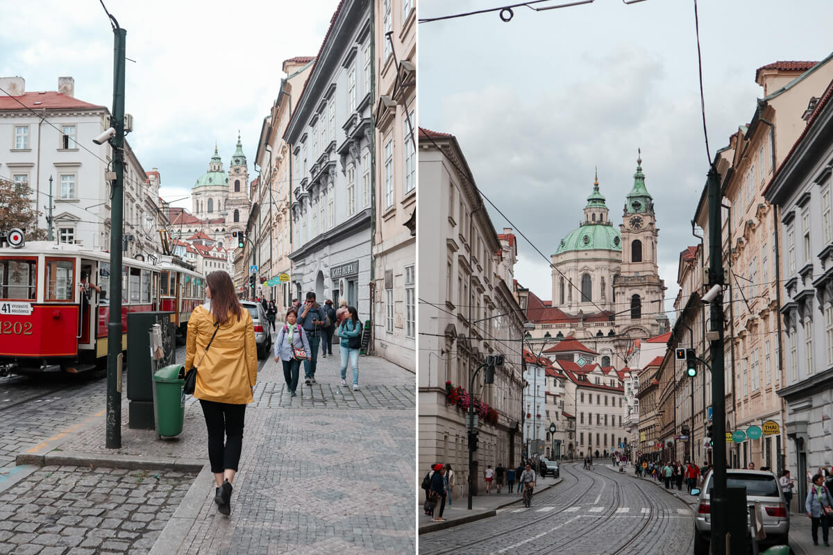 Pretty streets of Prague